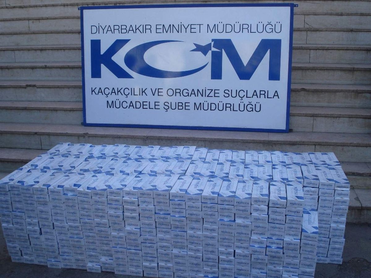 Diyarbakır\'da Kaçak Sigara Operasyonu