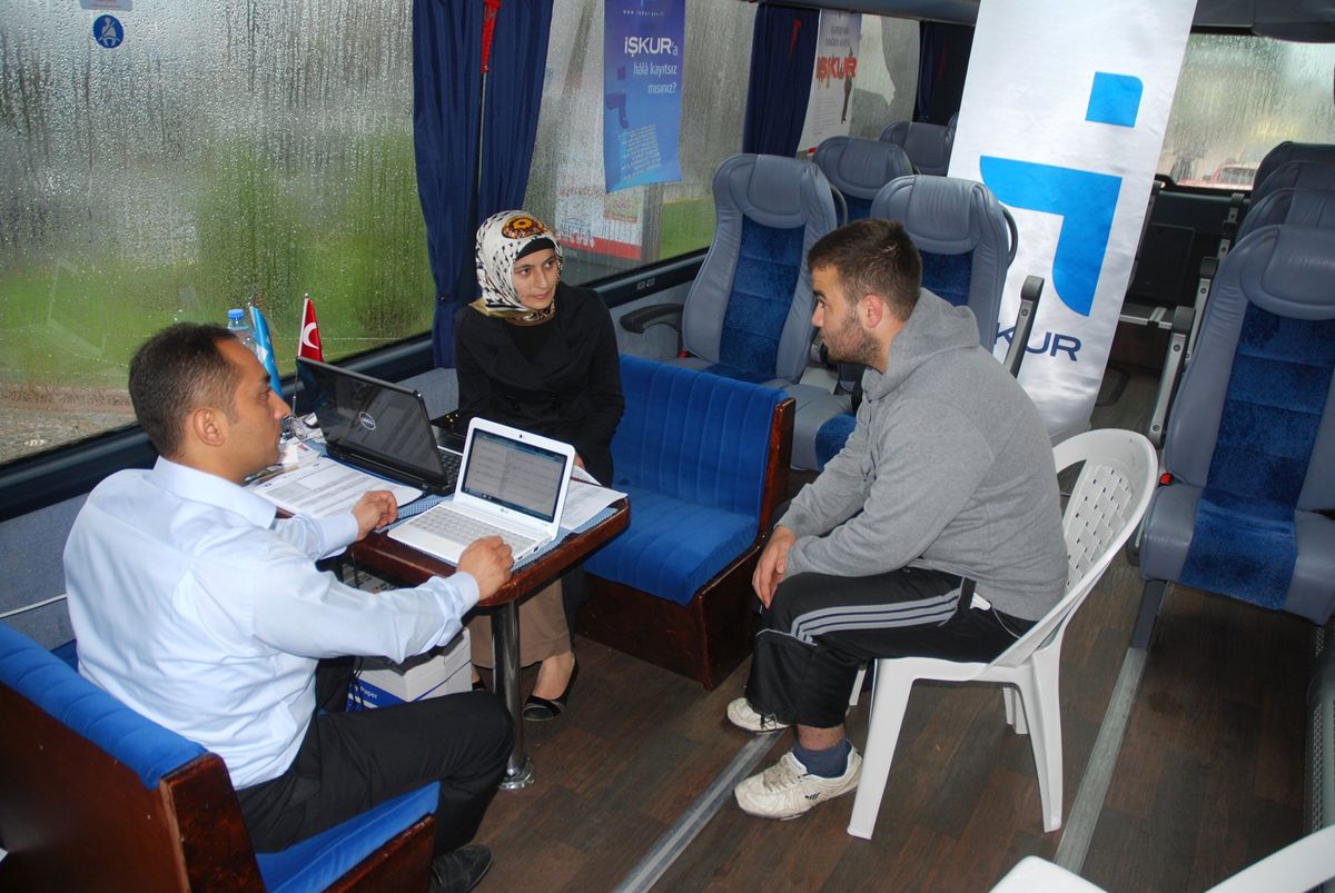 İşkur Gezici Otobüsü Giresun\'da