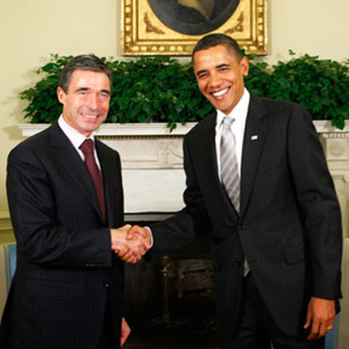 Obama ve Rasmussen Bir Araya Geldi