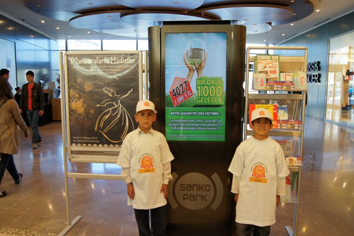 4027' Ye Bir Destek de Sanko Park Alışveriş Merkezi'nden Geldi.