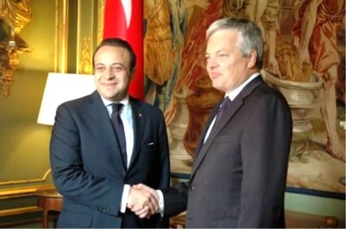 AB Bakanı Bağış, Belçika Dışişleri Bakanı Reynders\'le Görüştü