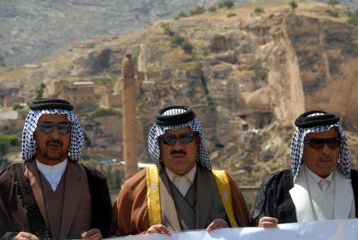 Basralı Su Bedevileri Hasankeyf\'te Eylem Yaptı