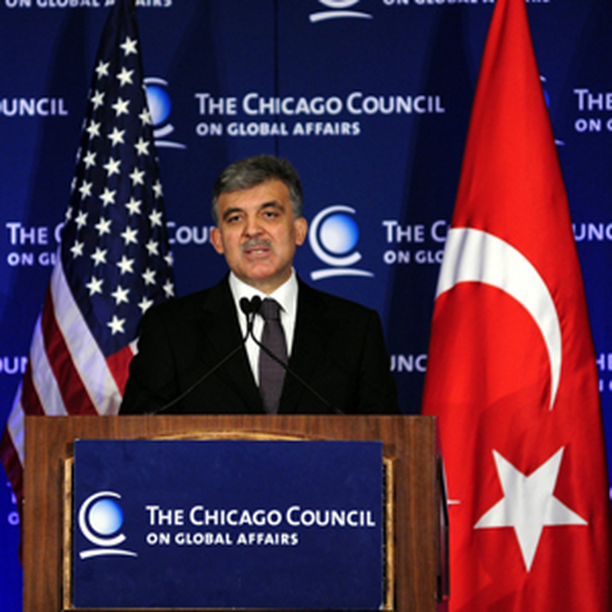 Cumhurbaşkanı Gül, Chicago Küresel İlişkiler Konseyi'nde Konuştu Açıklaması