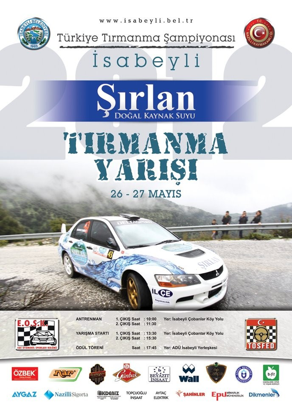 İsabeyli Tırmanma Yarışı 27 Mayıs\'ta
