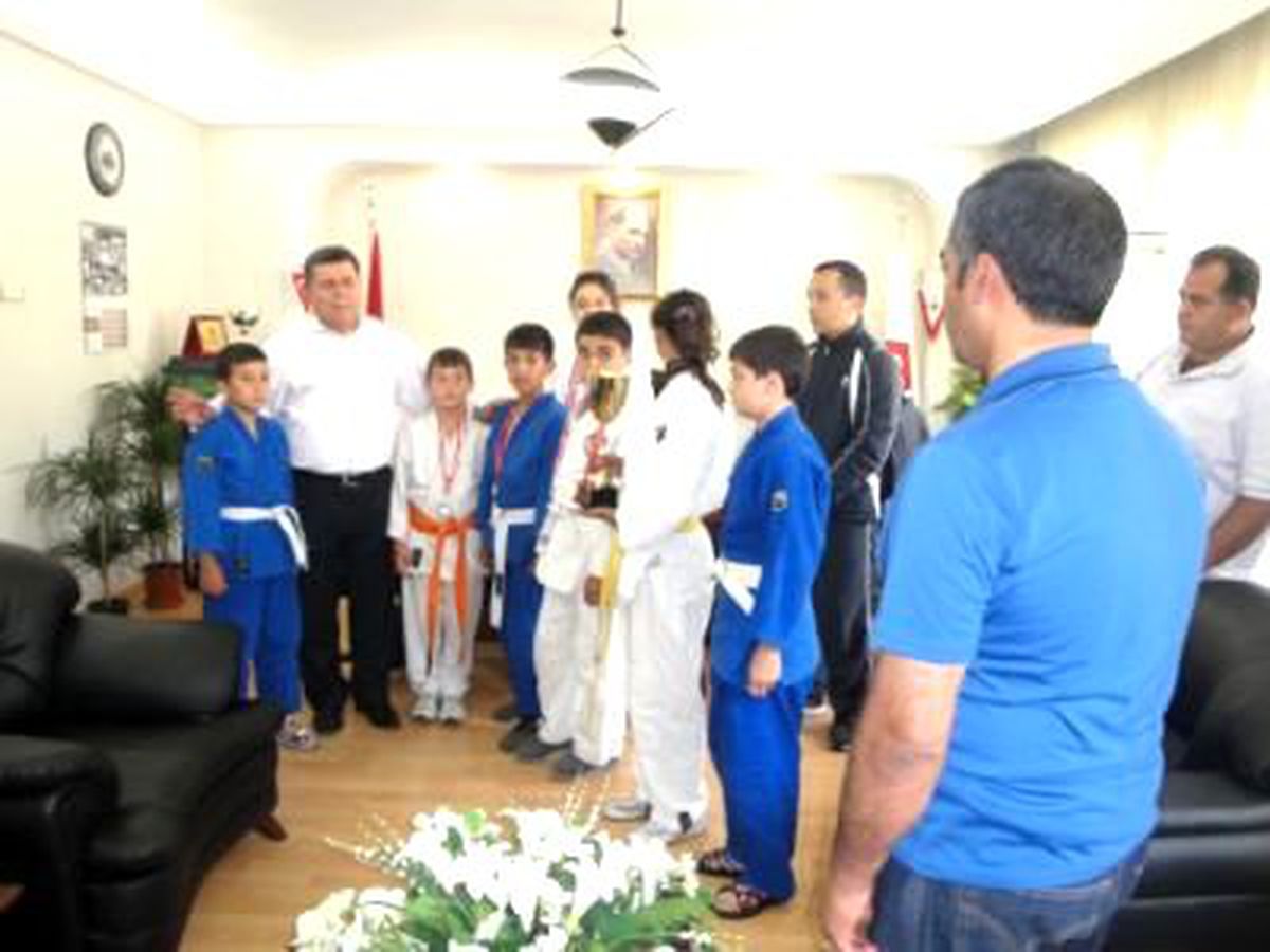 Minik Judoculardan Akın\'a Ziyaret