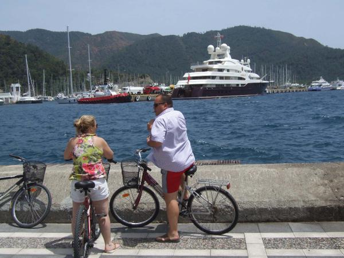 Ürdün Kralı\'nın Yatı Marmaris\'te