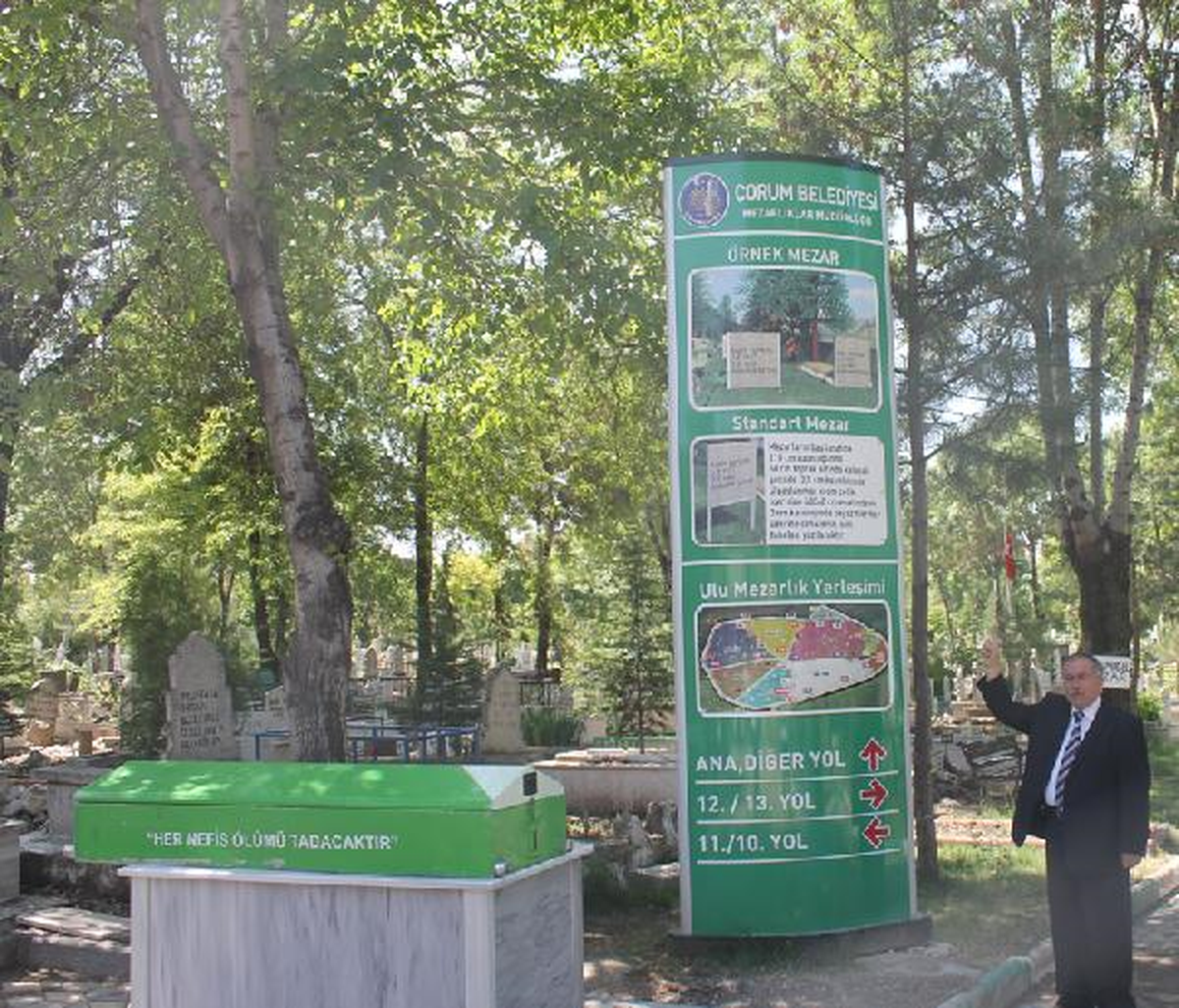 Çorum\'da \'Tek Tip Mezar\' Uygulaması
