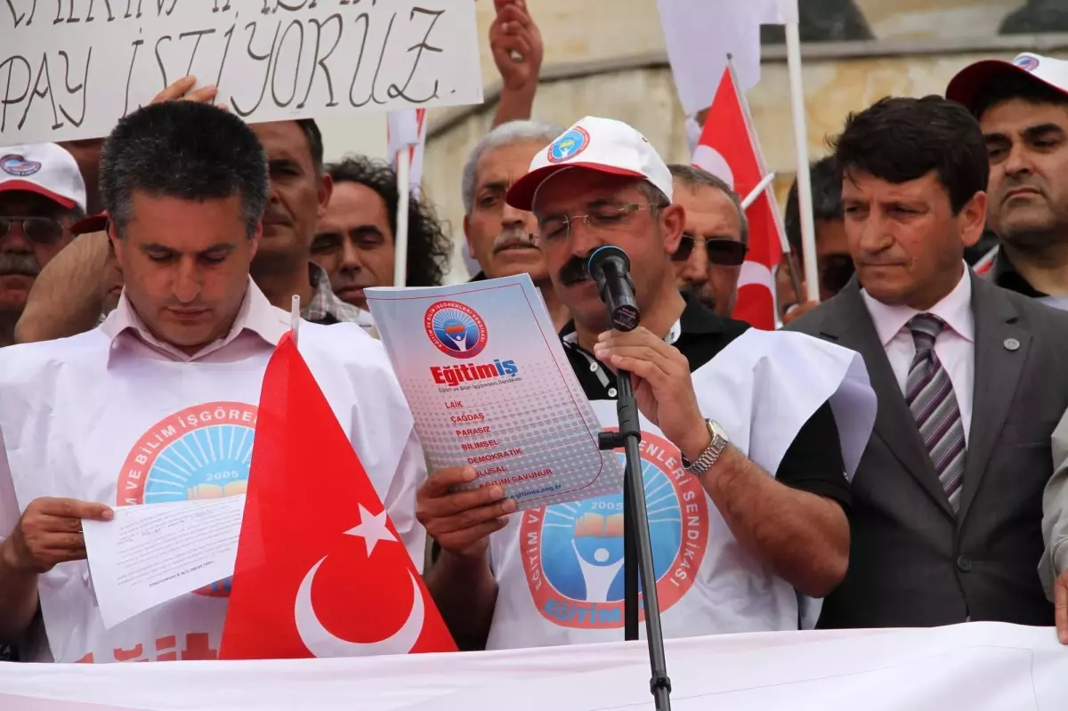 Eğitim-İş Nevşehir Şube Başkanı Mustafa Malkoç Açıklaması