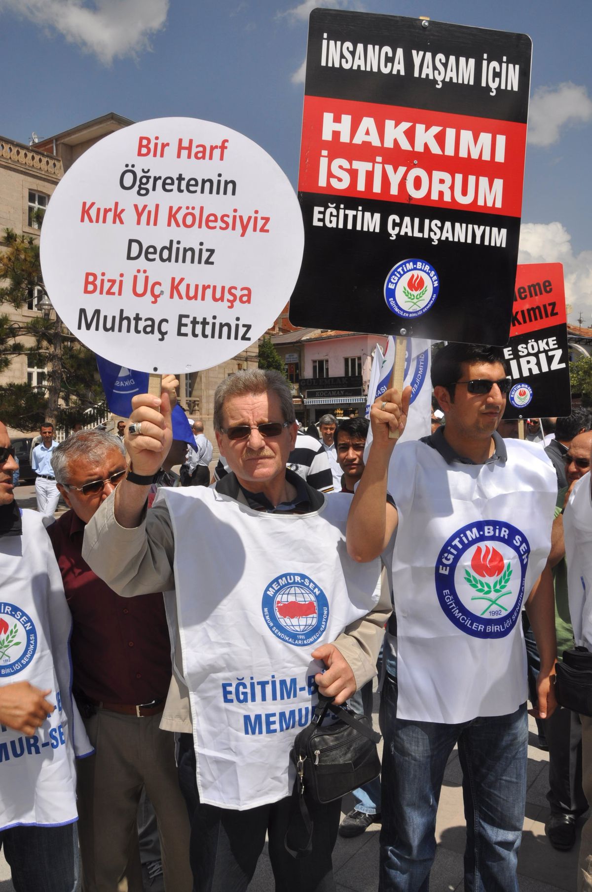 Eğitimciler Zam Eyleminde