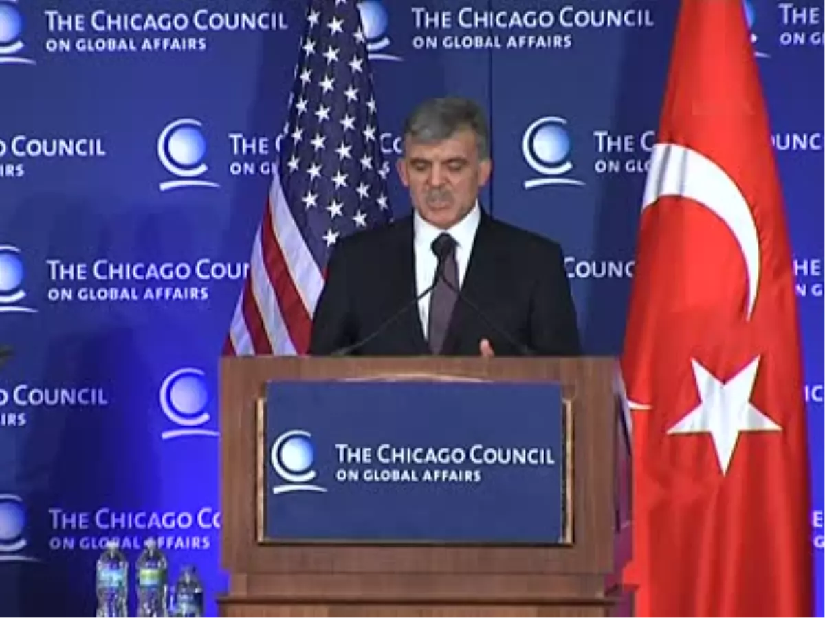 Gül, Küresel İşler Konseyi'nde Konuştu