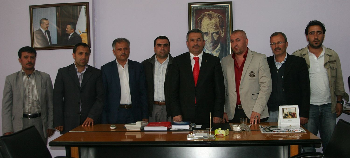 İş-Kur Çalışanlarından AK Parti İl Başkanı Aras'a Teşekkür Ziyareti