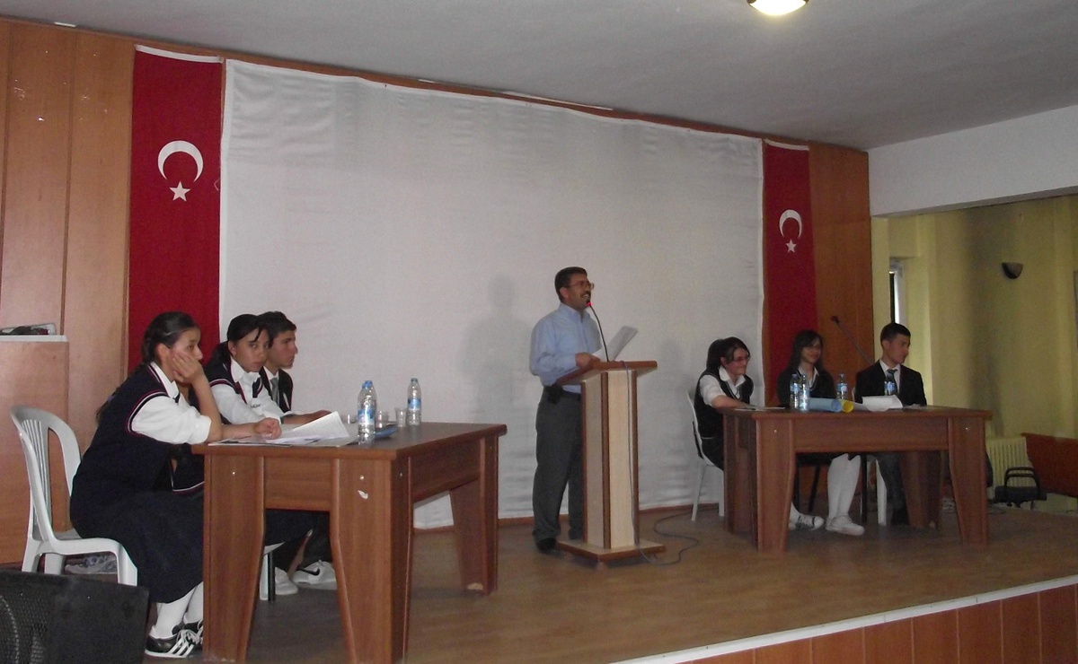 Kulu'da Liseler Arası Münazara Yarışması Finali Yapıldı