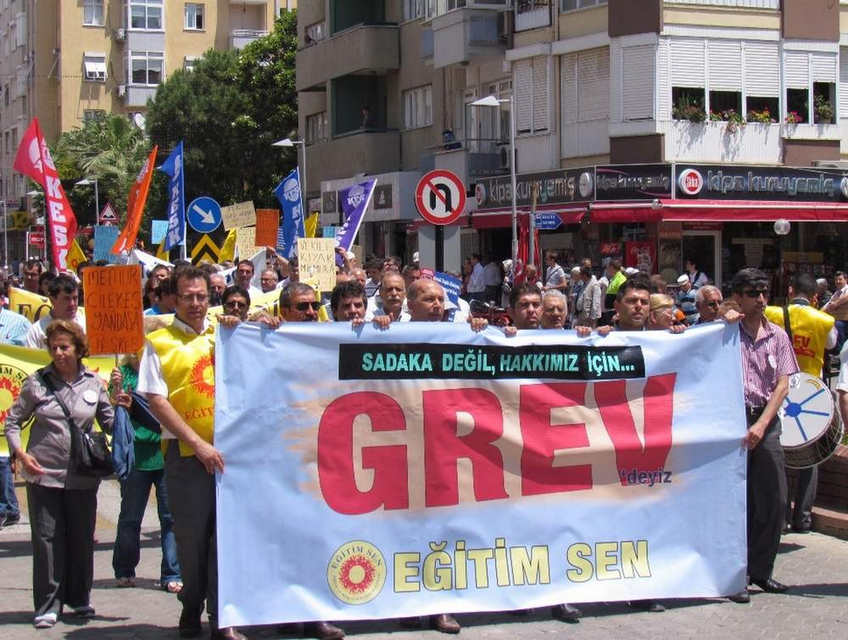 Ödemiş\'te Ortak Memur Eylemi