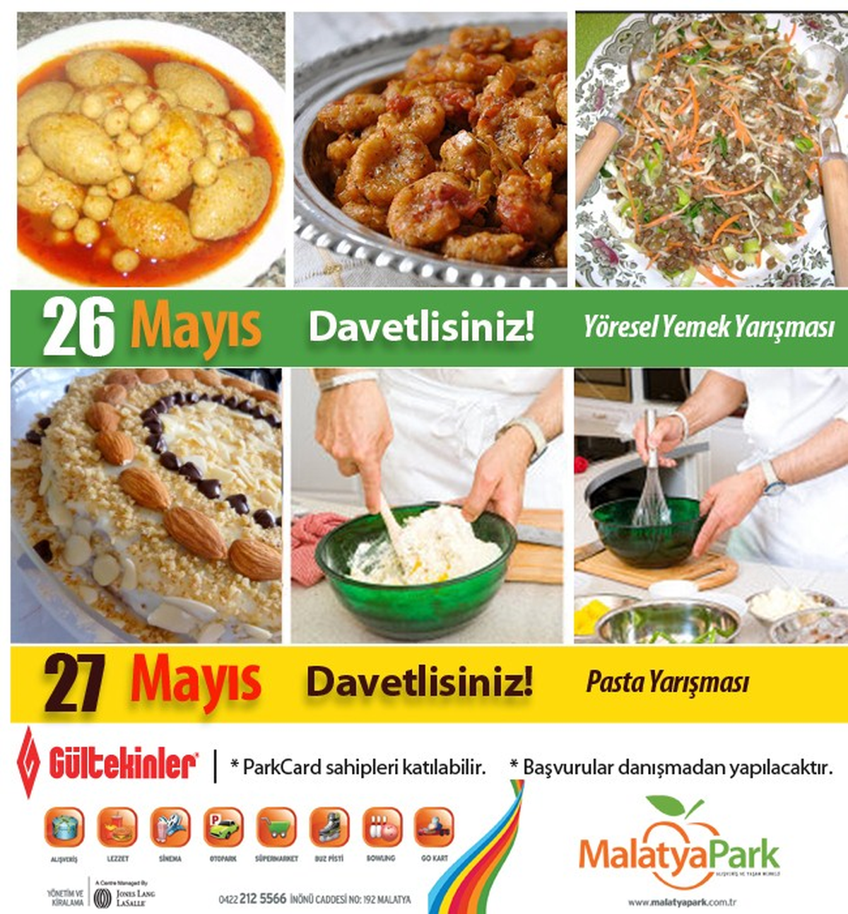 Yemek ve Pasta Yarışmasına İlgi