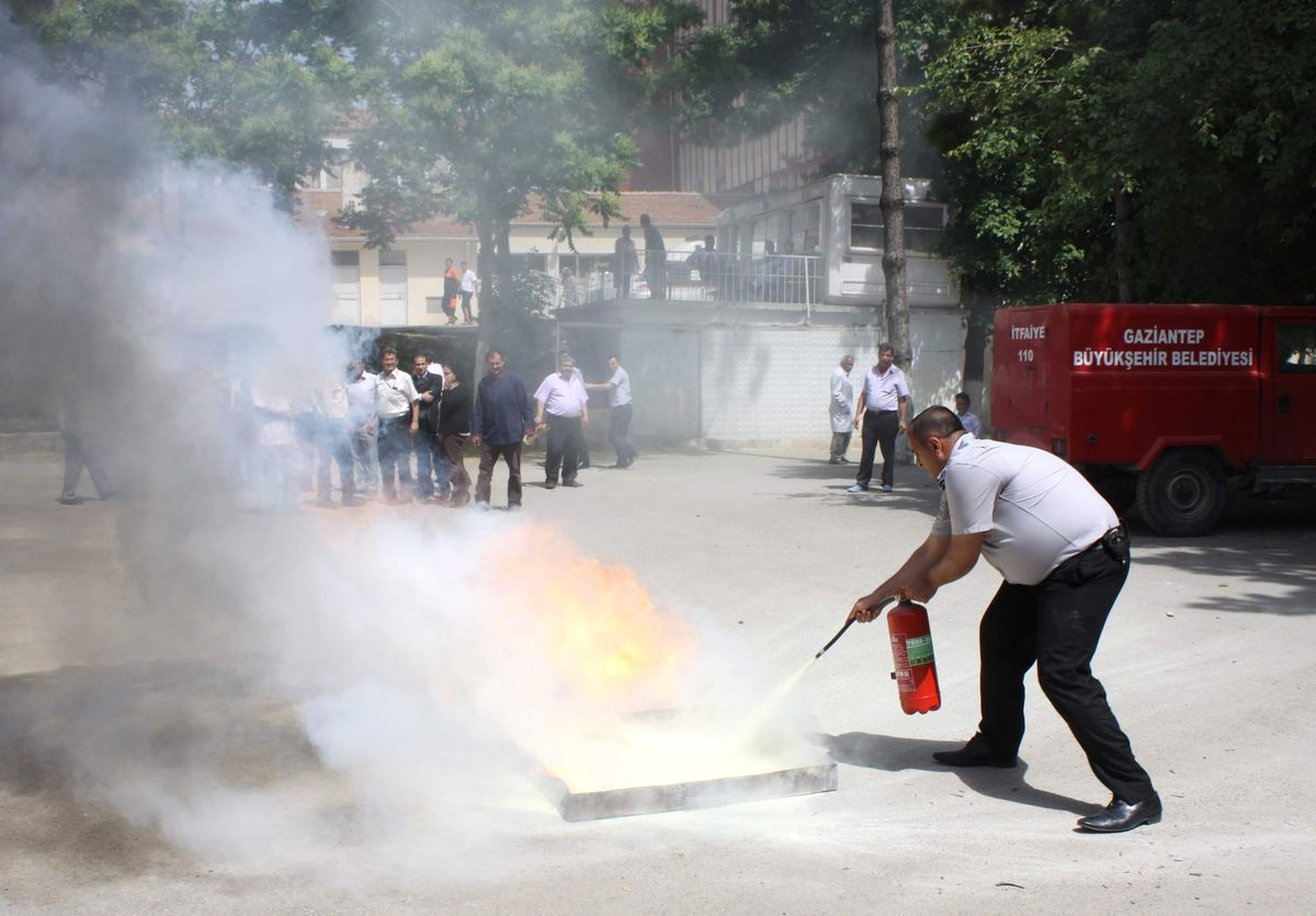 25 Aralık Devlet Hastanesinde Tatbikat