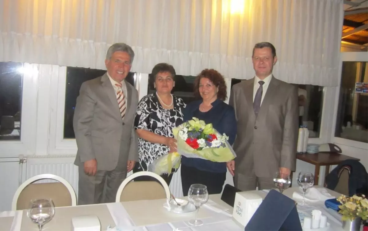 Garnizon Komutanı Personel Albay Fuat Alakoç\'a Veda Yemeği