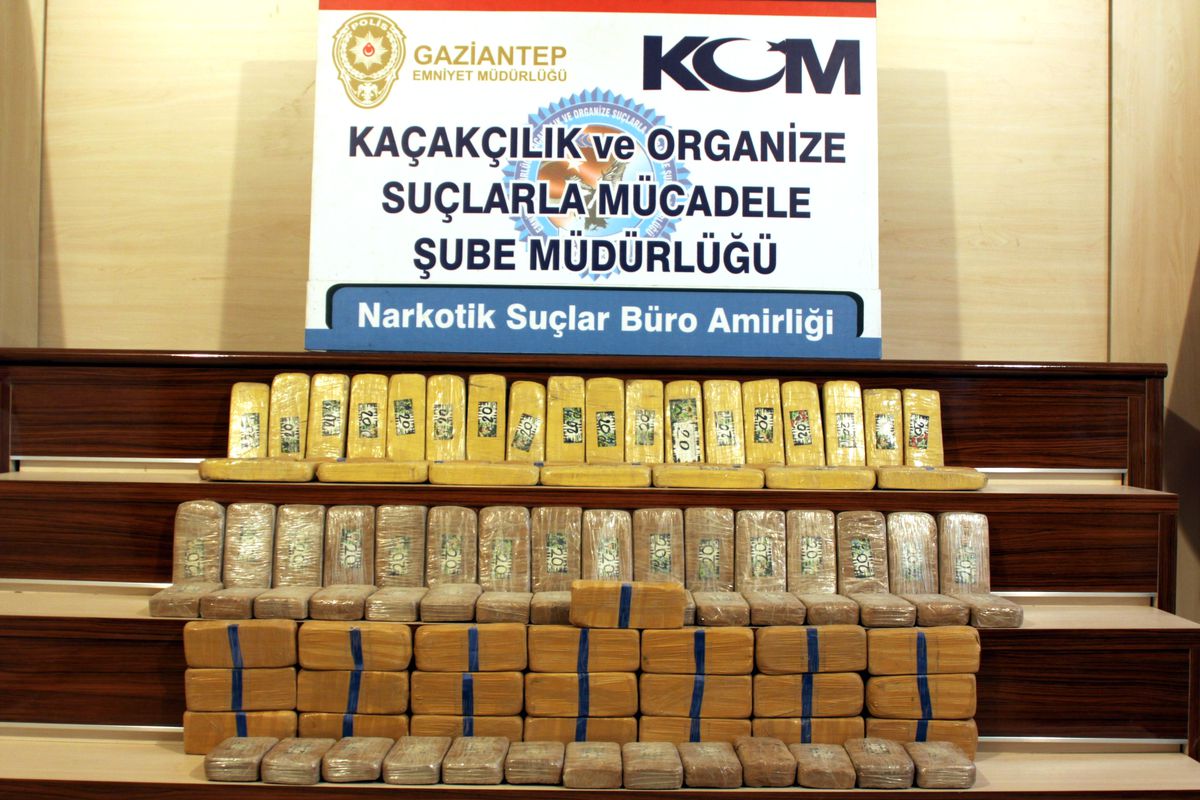 Gaziantep\'te 51 Kilo Eroin Ele Geçirildi