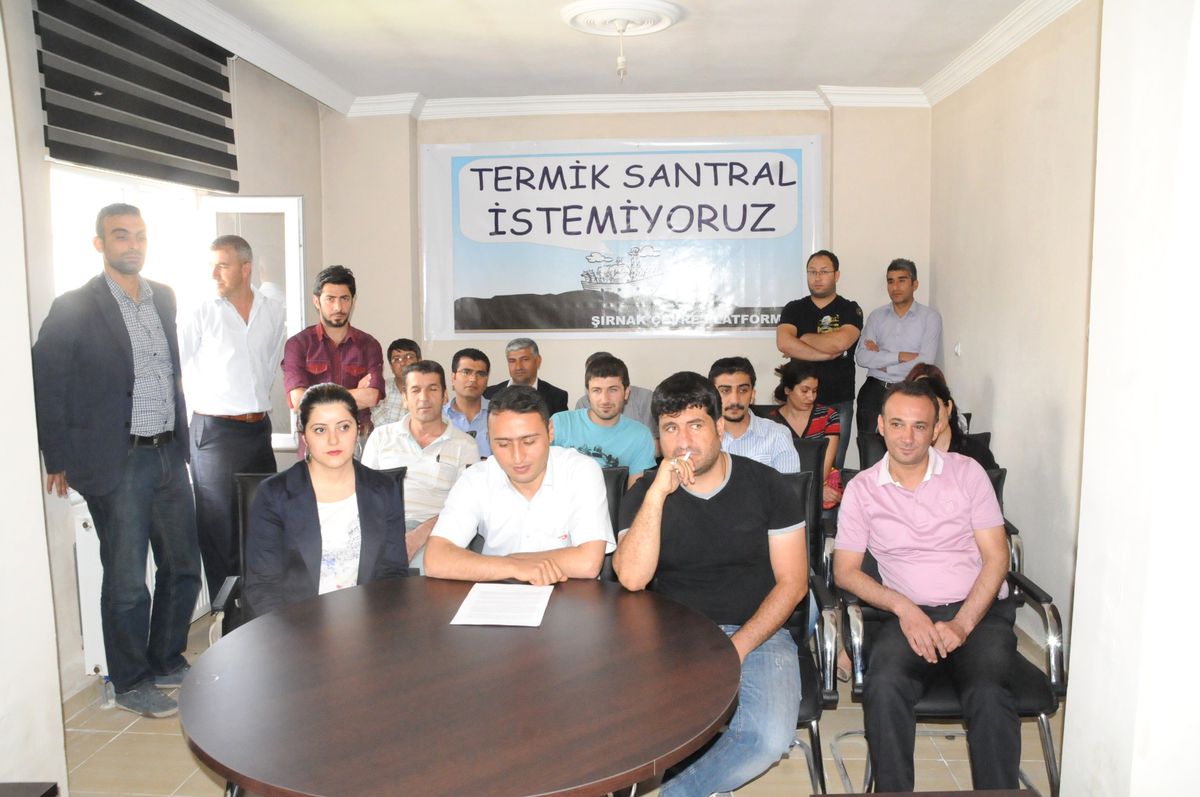 Şırnak Çevre Platformu\'ndan Şırnak\'ta Kurulacak Termik Santrallere Karşı Duyarlılık Çağrısı