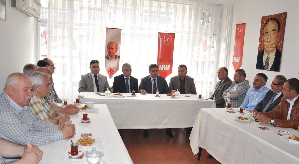 Amasya'da AK Parti'den MHP'ye Ziyaret