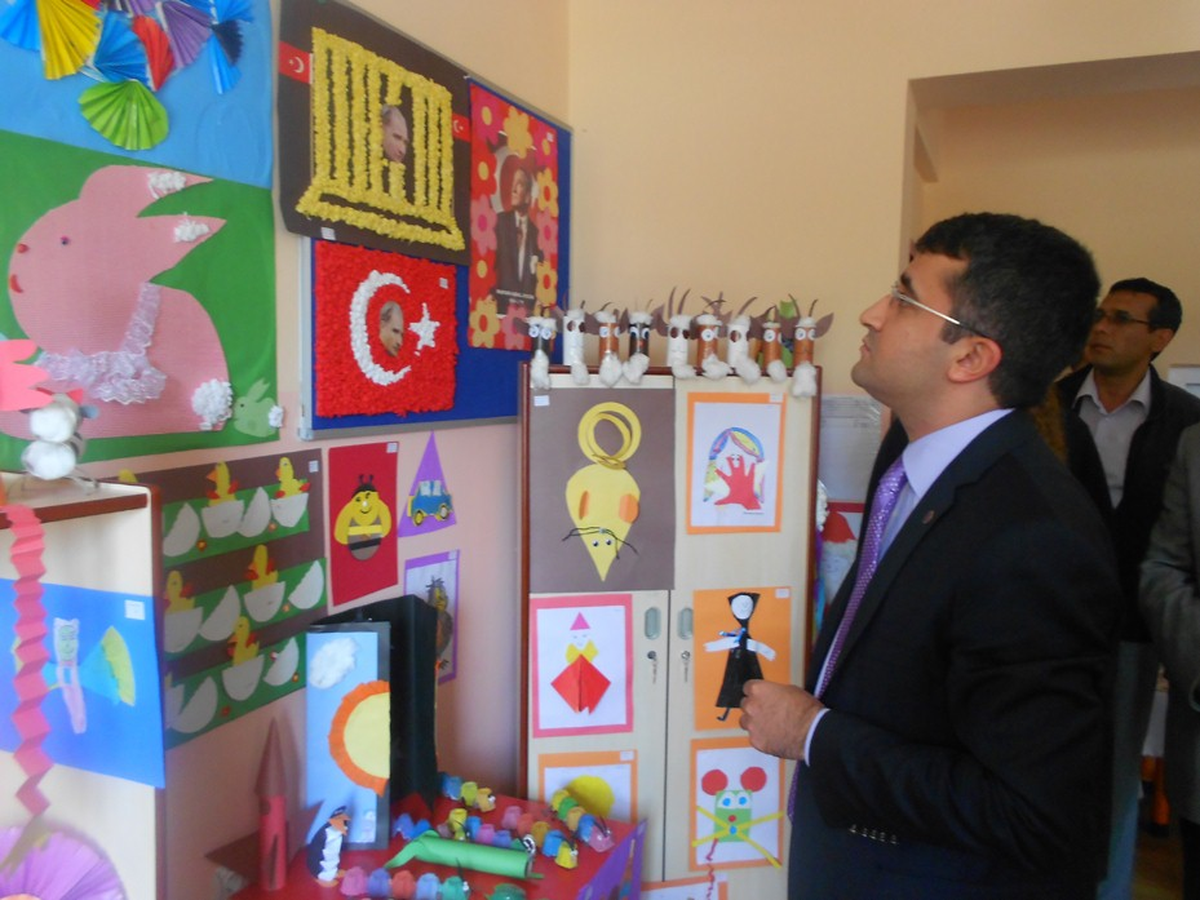 Anaokulu Öğrencilerinden Sergi