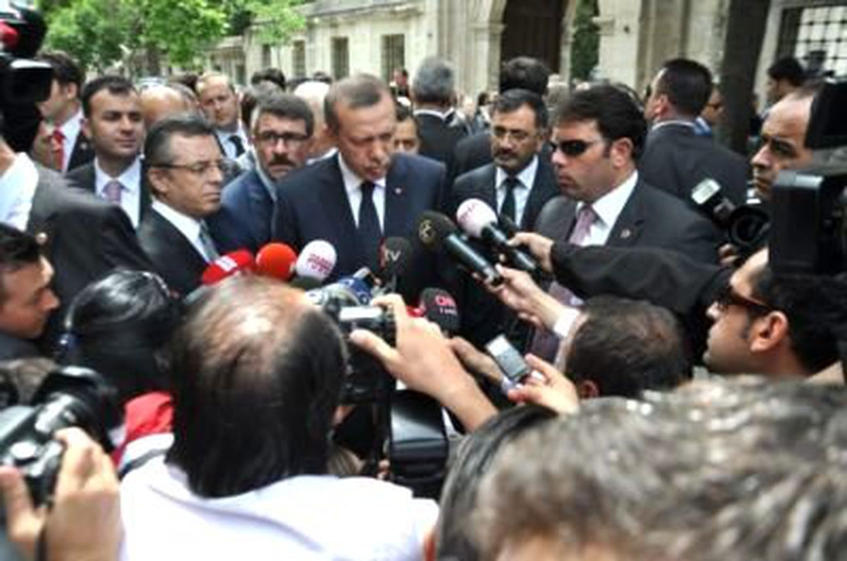 Başbakan Erdoğan, Cenaze Törenine Katıldı