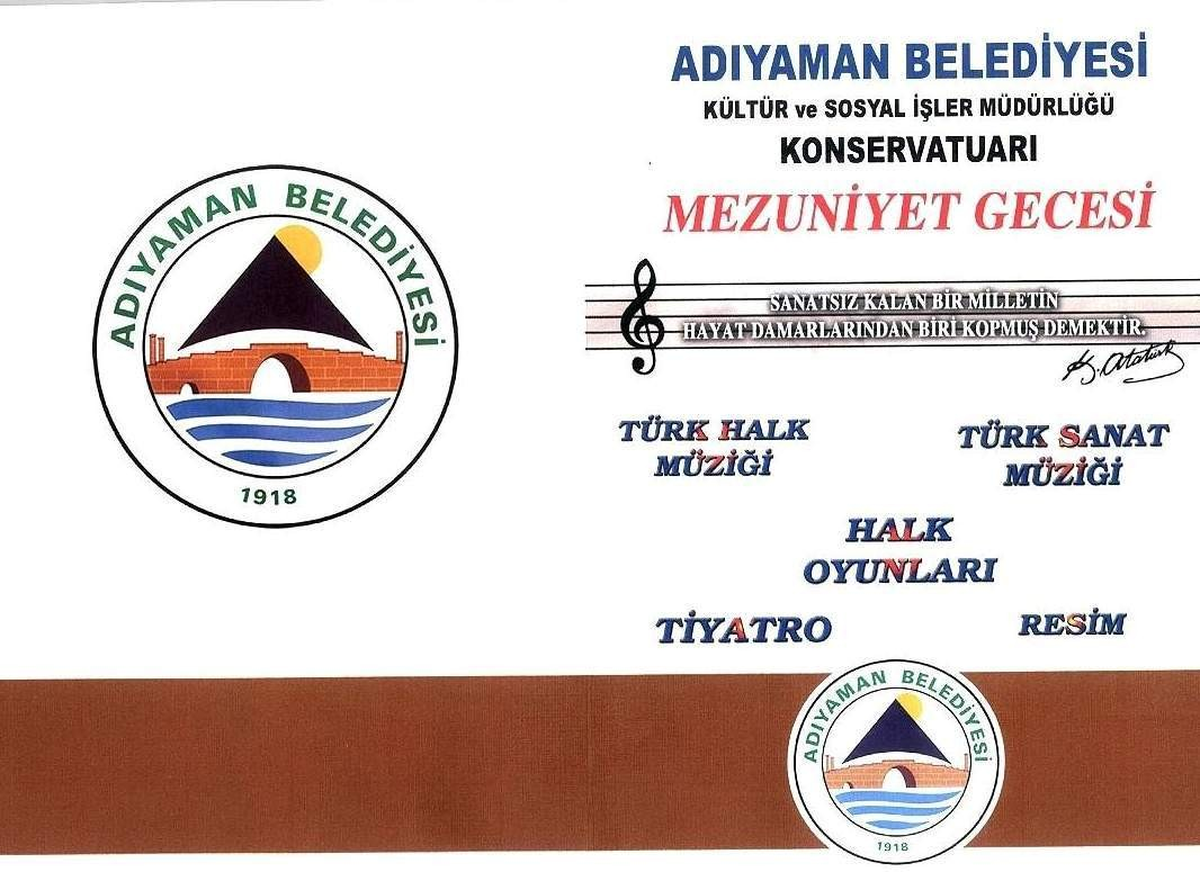 Belediye Konservatuarında Mezuniyet Gecesi