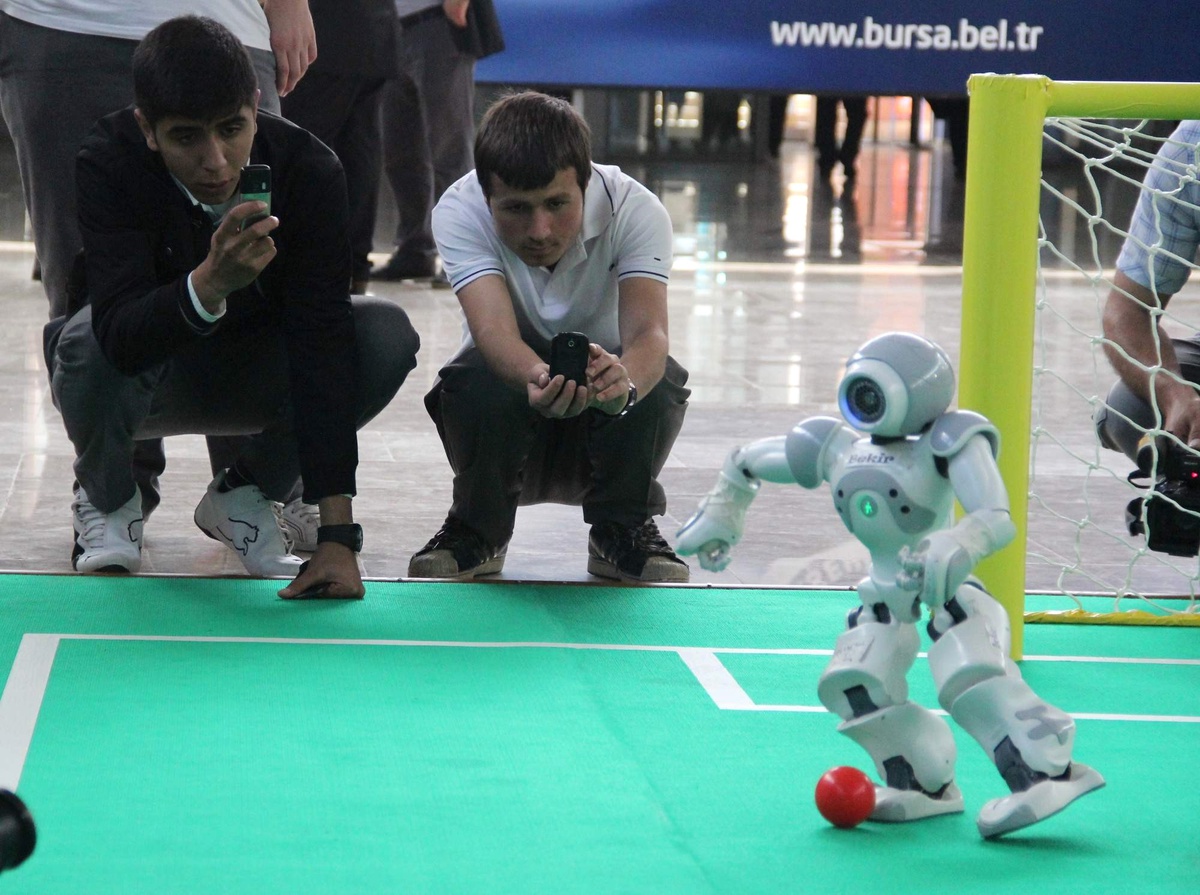Bu Robotlar Futbol Oynuyor
