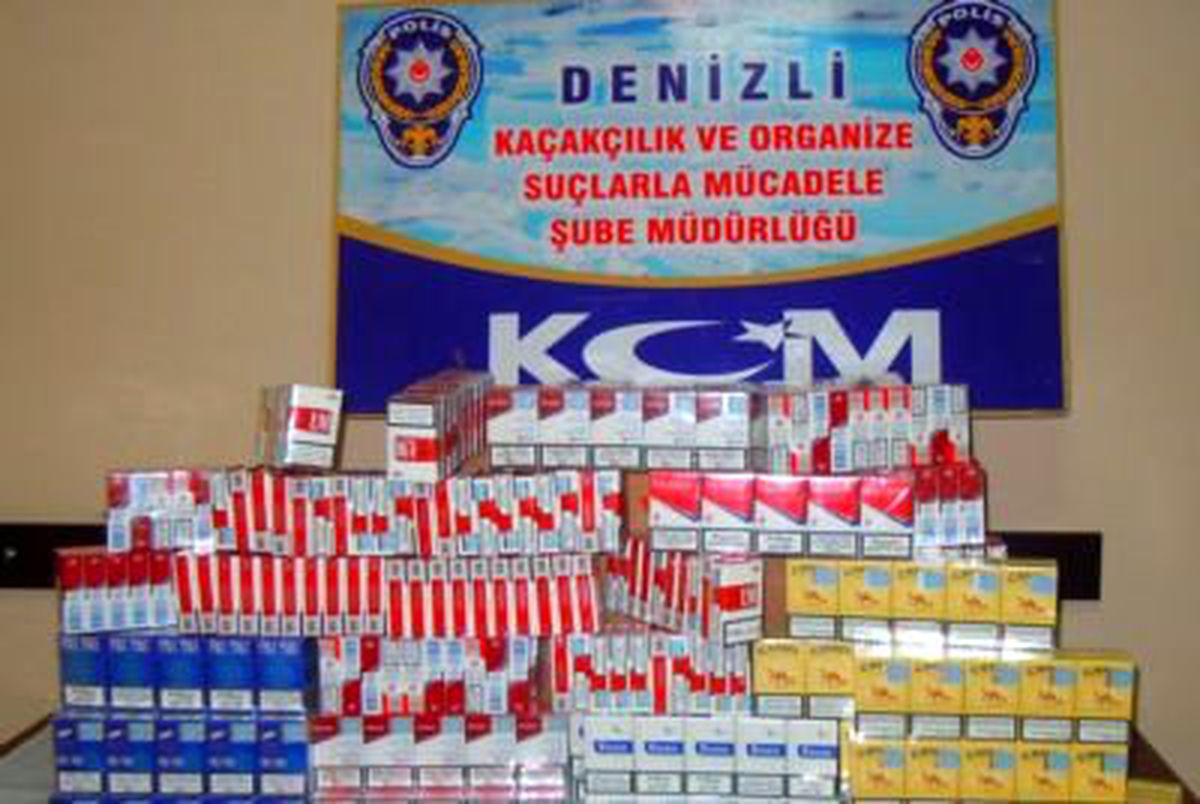 Denizli'de Kaçak Sigara Operasyonu
