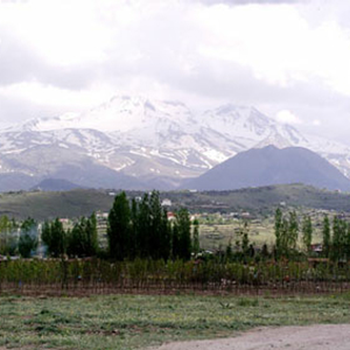 Erciyes Dağı\'na Kar Yağdı