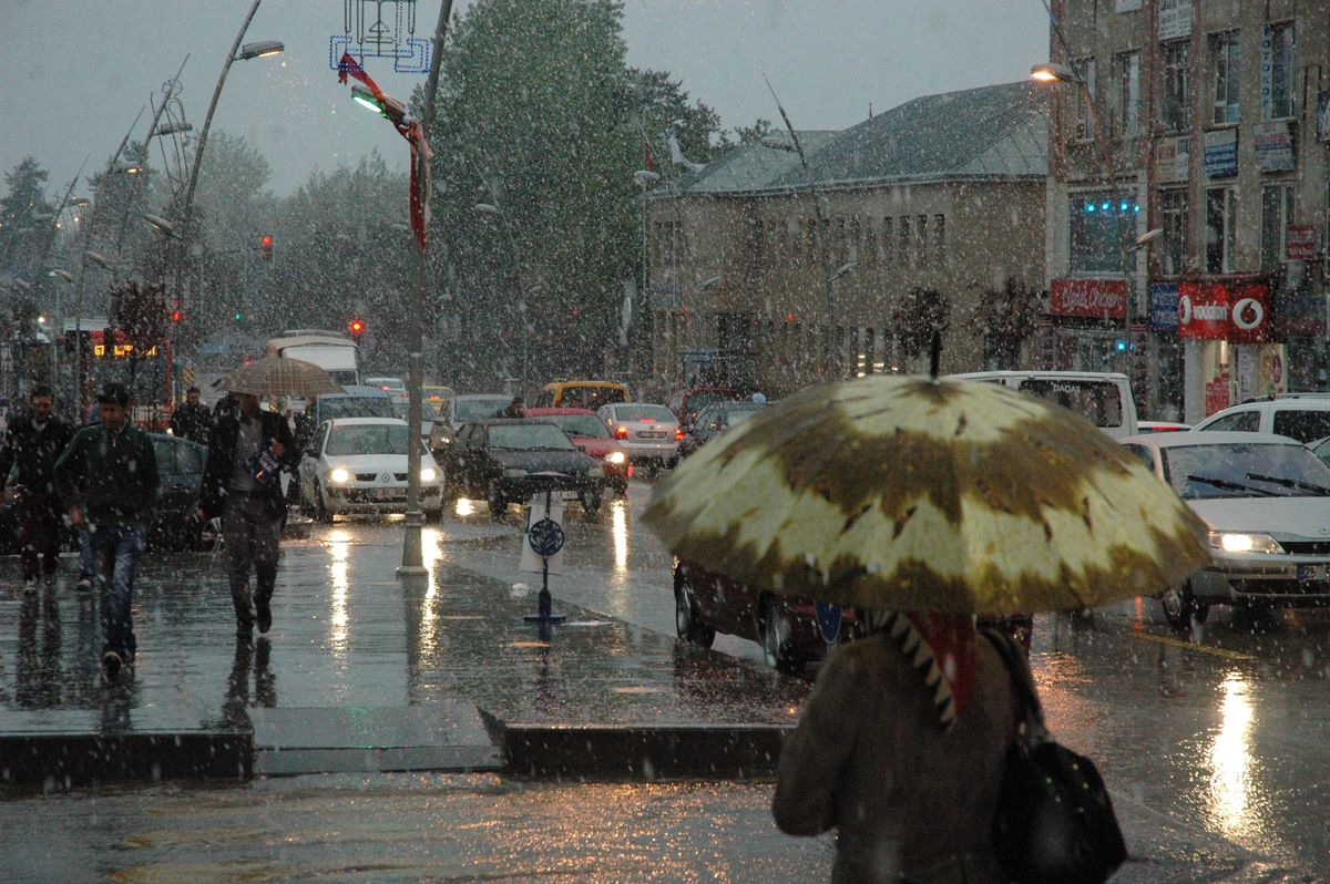 Erzurum'da Kar Sürprizi