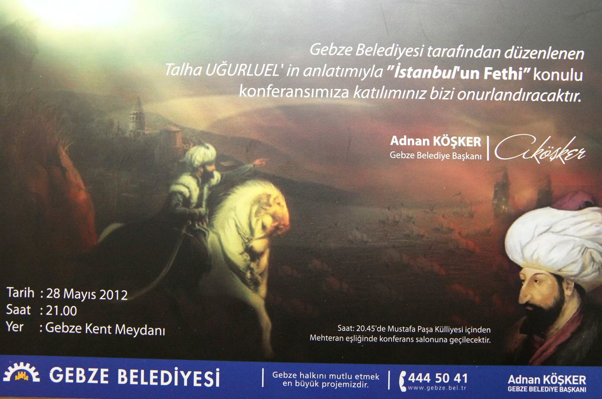 Gebze\'de İstanbul\'un Fethi Konferansı 
