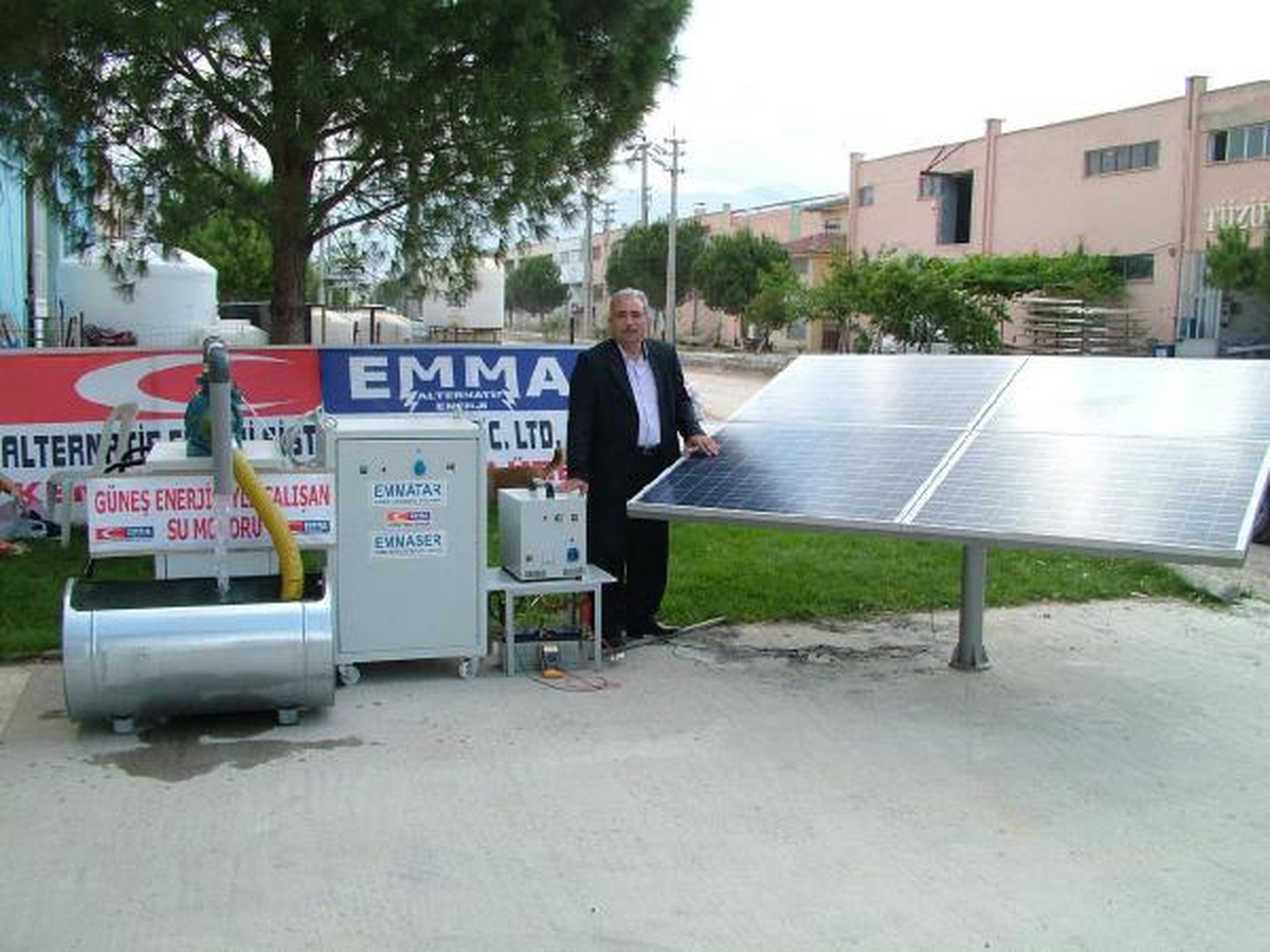 Güneş Enerjisiyle Su Motoru Çalıştırdılar