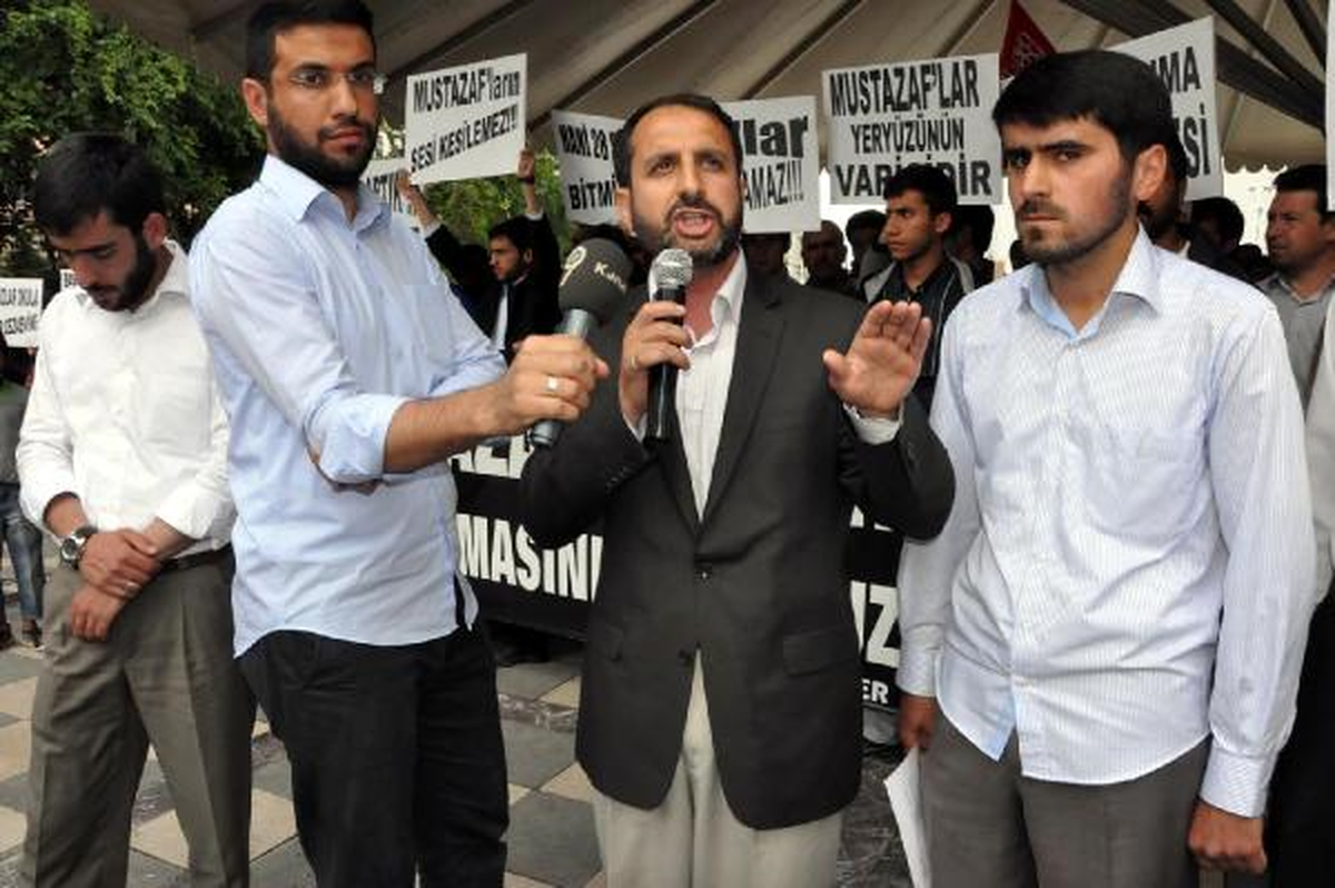 Mustazaf-Der'in Kapatılmasına Elazığ'da Protesto