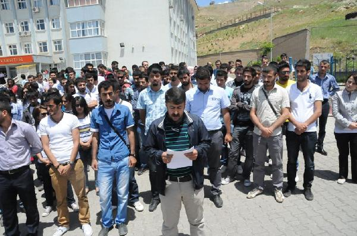 Şırnak Üniversitesi Öğrencilerinden Kampüs Eylemi
