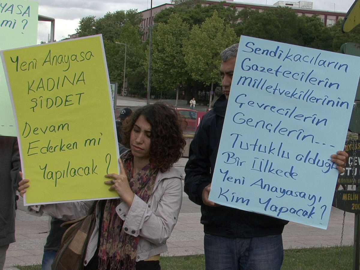 Başkent'te Anayasa Eylemi