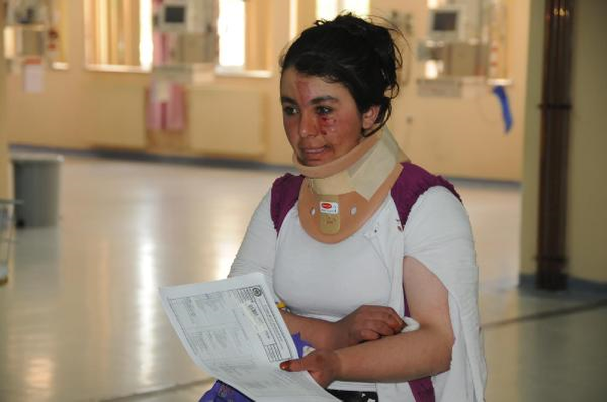 Şoför Uyudu Yolcular Yola Saçıldı