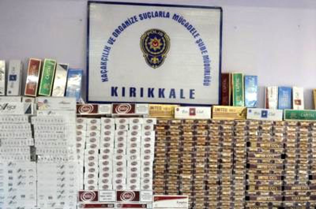 Kırıkkale'de 40 Bin Paket Kaçak Sigara Ele Geçirildi