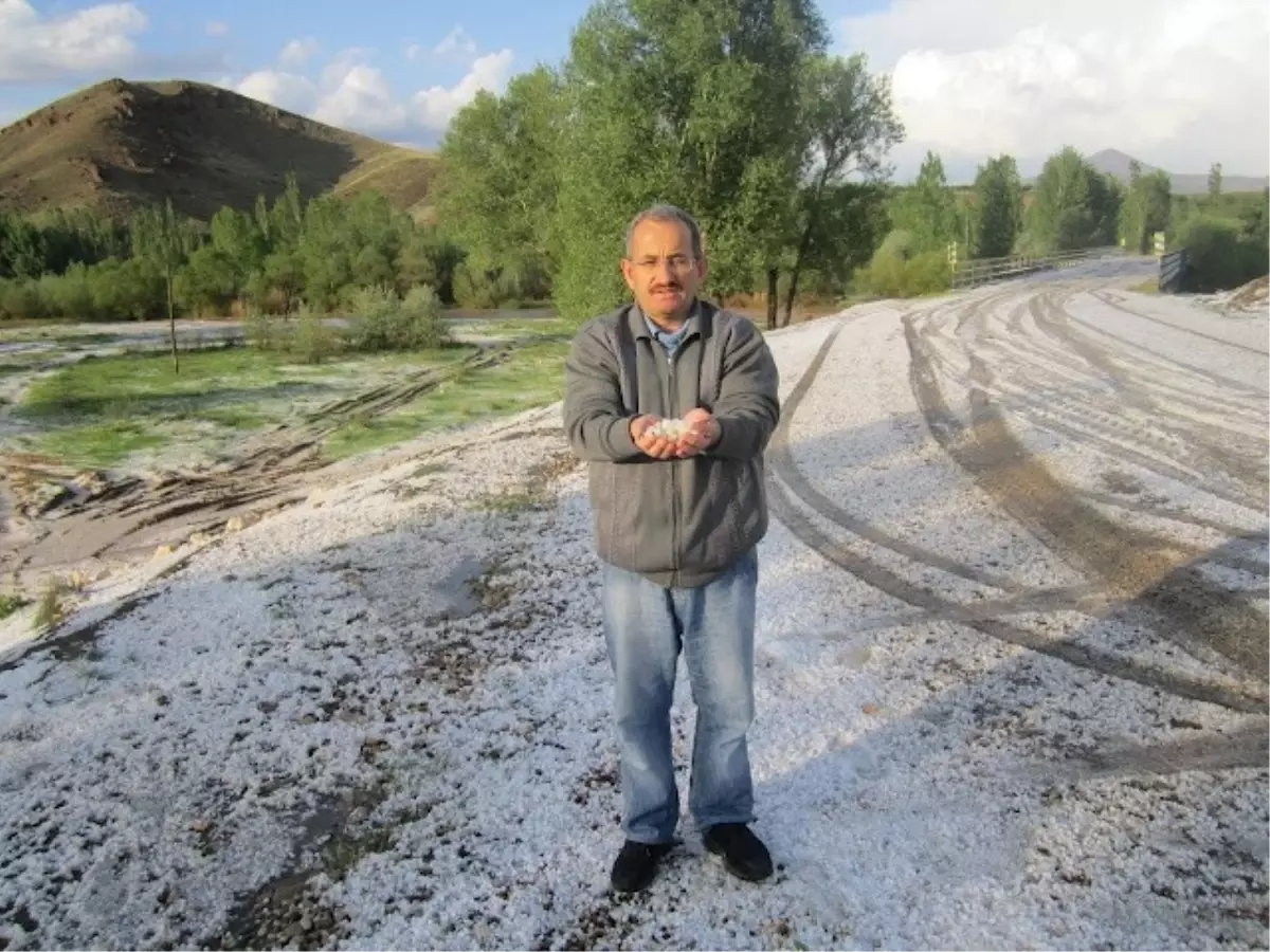 Malatya'da Dolu Kayısı Bahçelerinde Zarara Yol Açtı