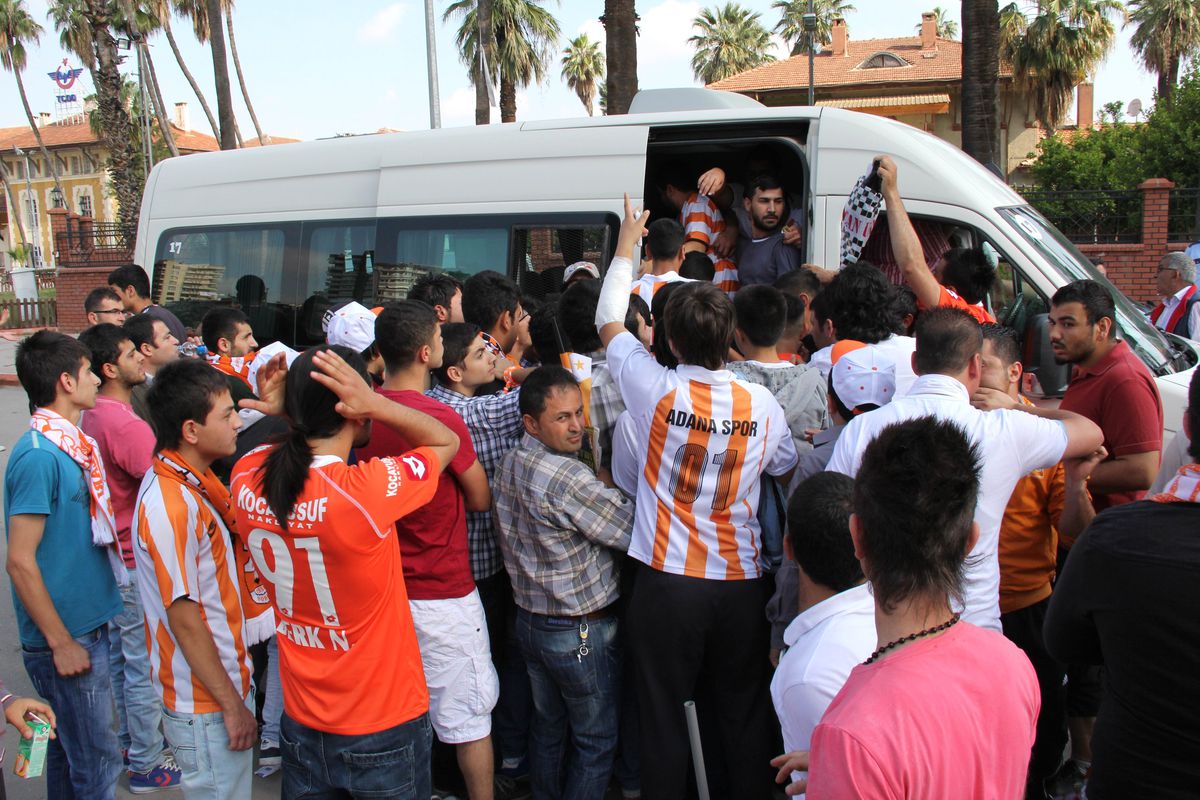 Adana'da Süper Lig İzdihamı