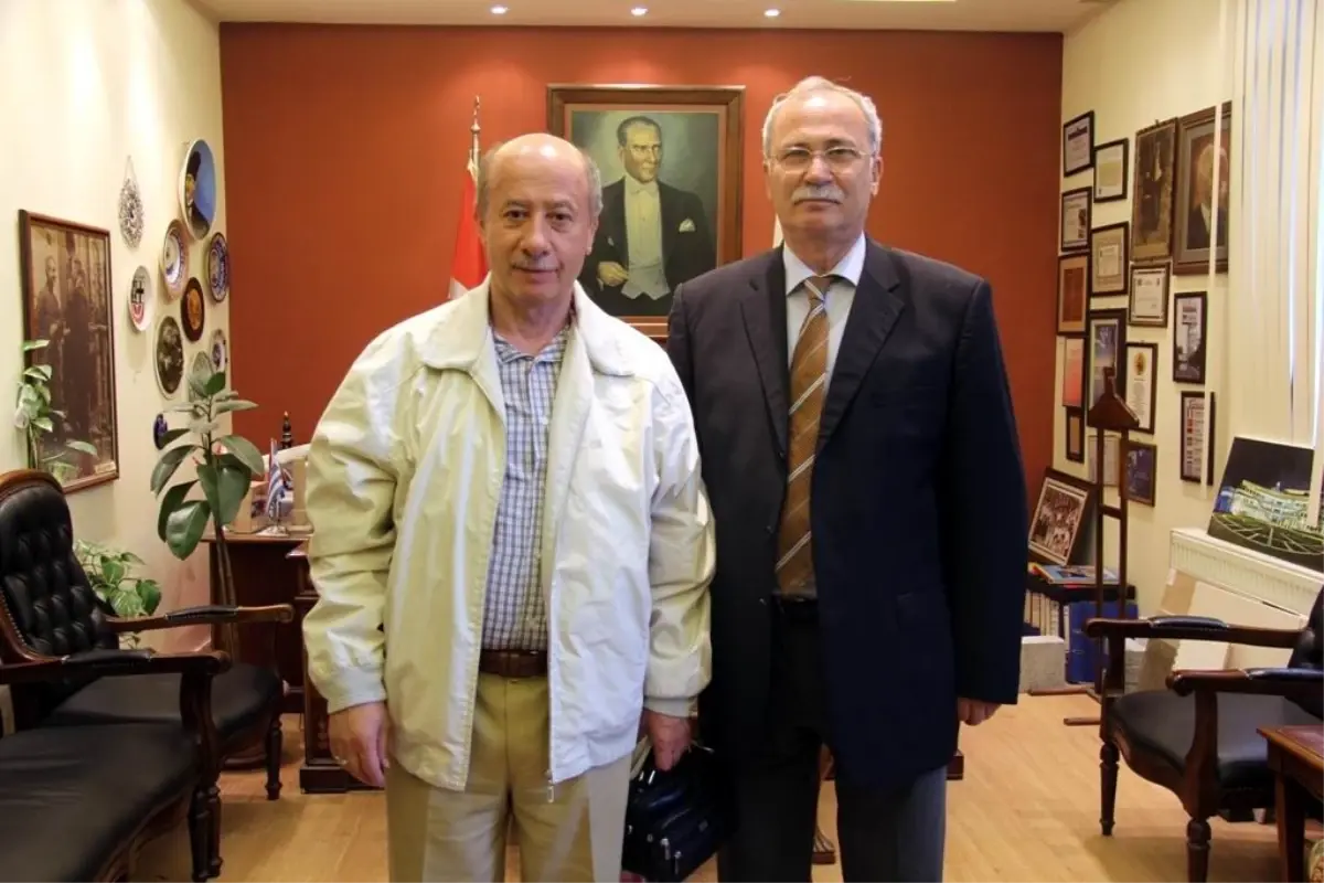 Eski Kaymakam Tütüncü'den Başkan Kova'ya Ziyaret