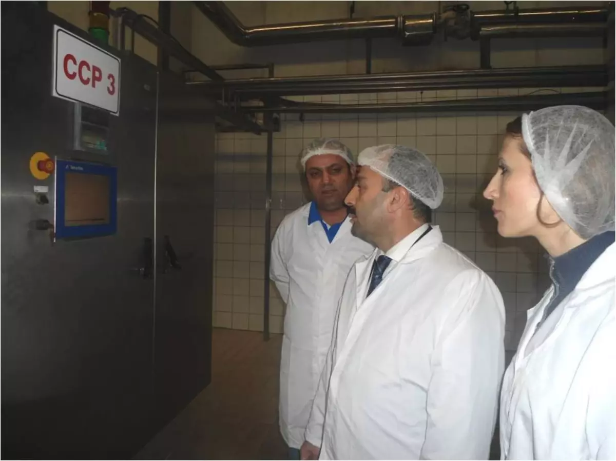 Okullara Süt Sağlayan Süt Firmasına Yerinde İnceleme