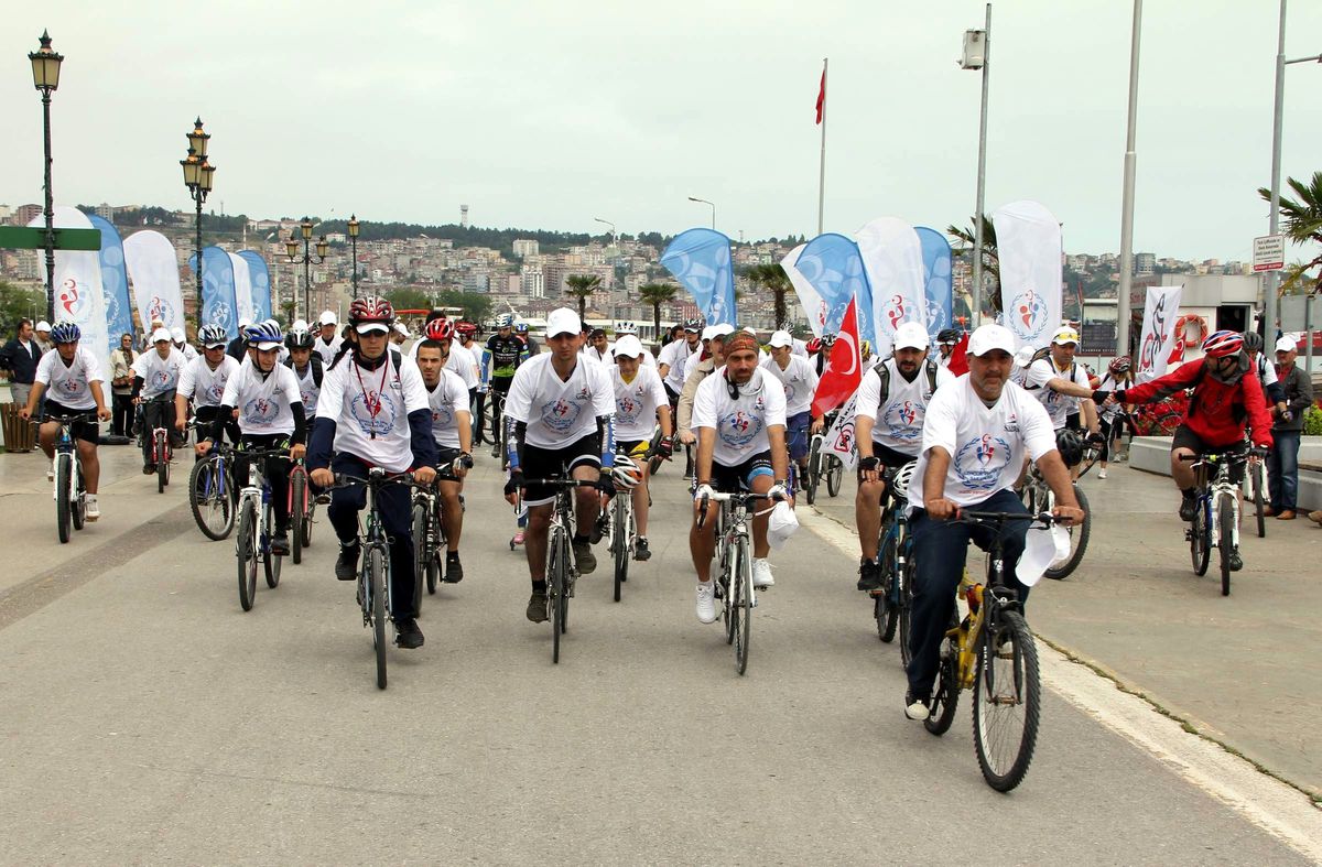 Samsun'da Bisiklet Şenliği