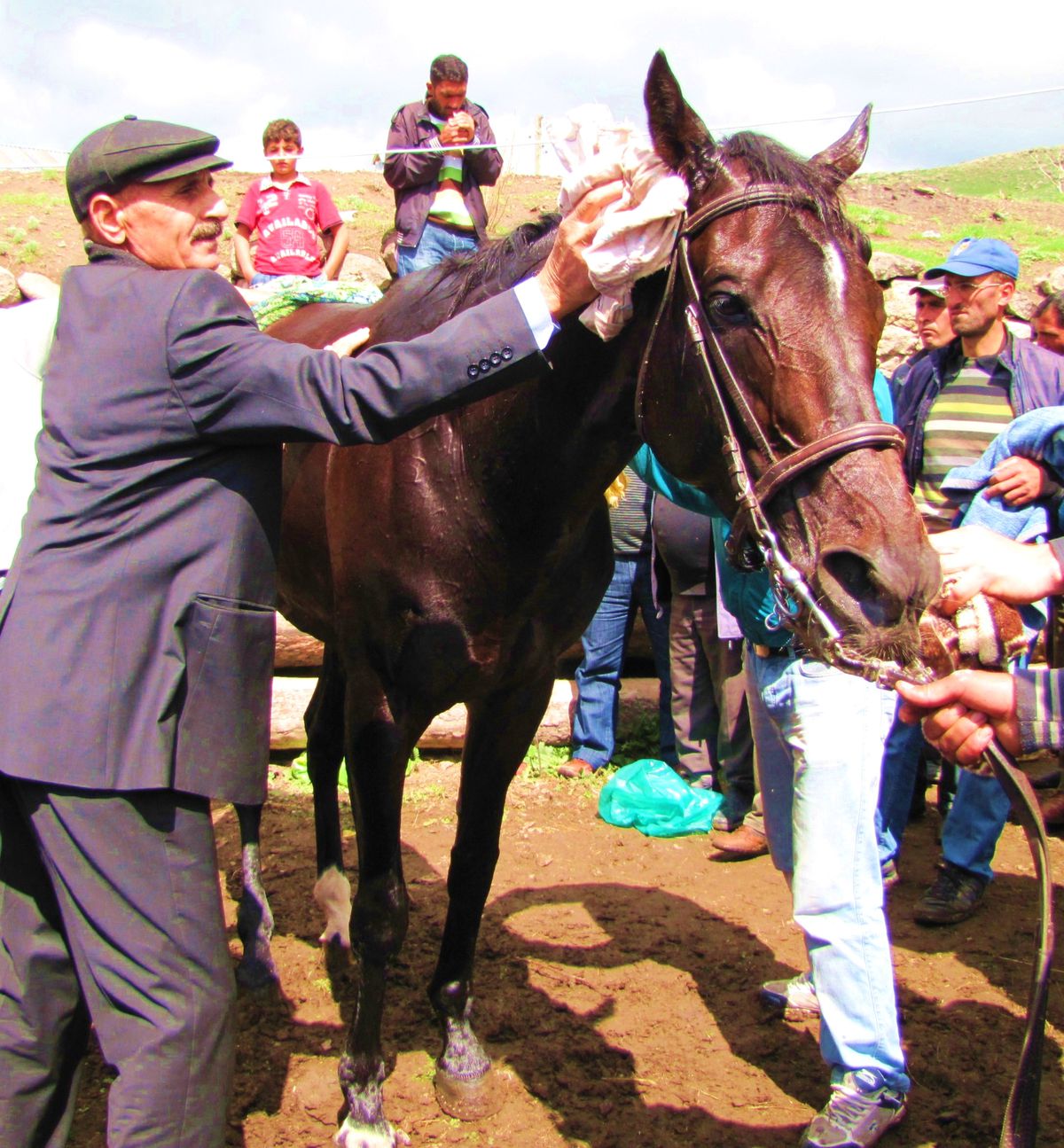 Selim'de Ölümüne At Yarışı İzlediler