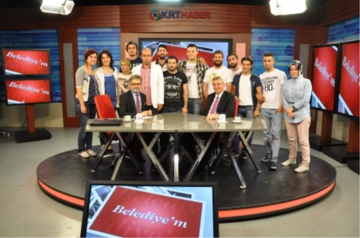Başkan Cem Kara Karadeniz TV\'deydi
