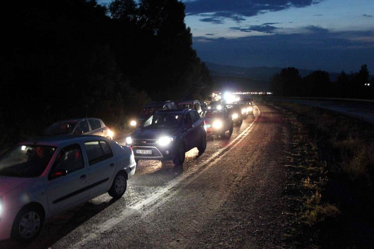 Bursa-Mudanya Yolunda Trafik Çilesi