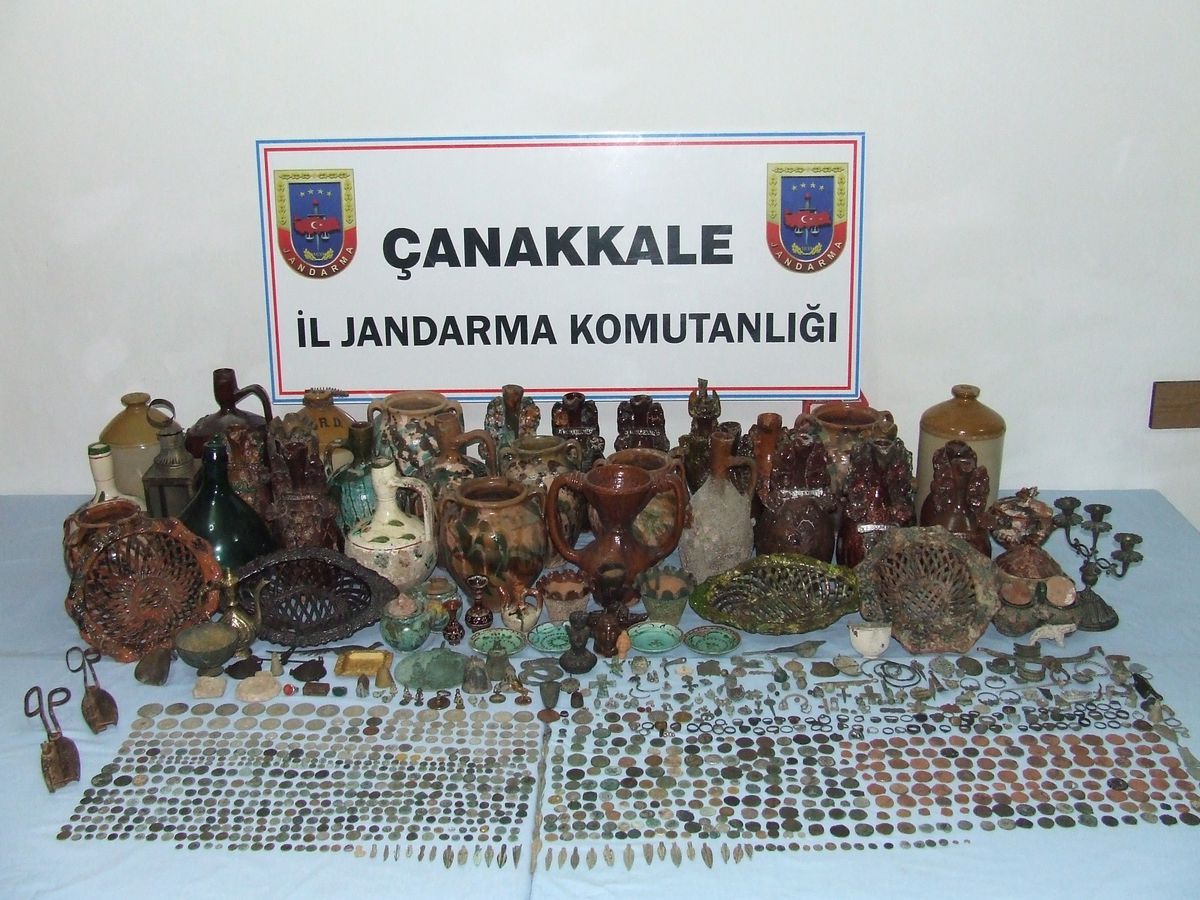 Çanakkale'de Tarihi Eser Operasyonu
