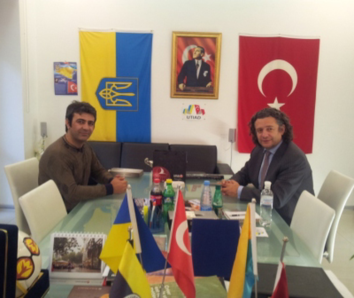 THY Odessa Müdürü Kocaman, Utiad Başkanı Ali Sezen'i Ziyaret Etti