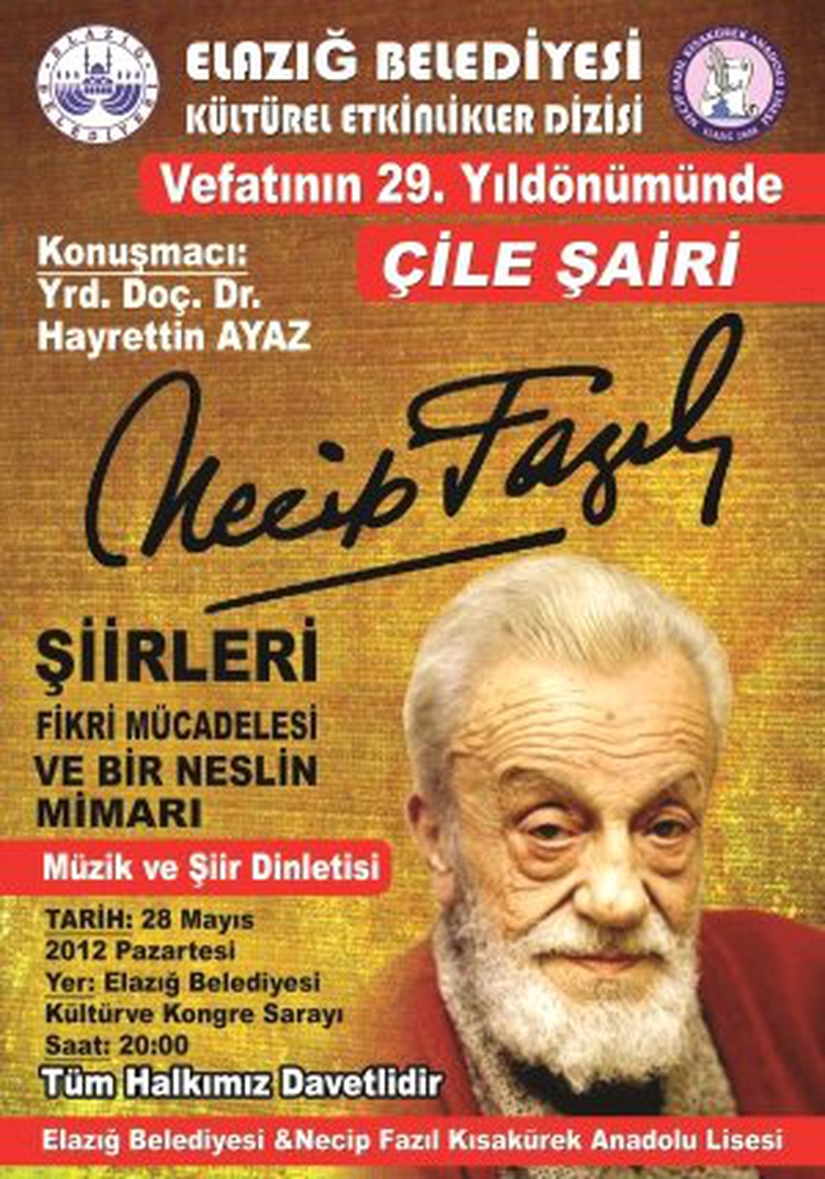 'Üstad Necip Fazıl'ı Rahmetle Anıyoruz'