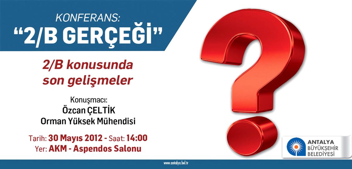 Vatandaşlara 2-B ile İlgili Konferans