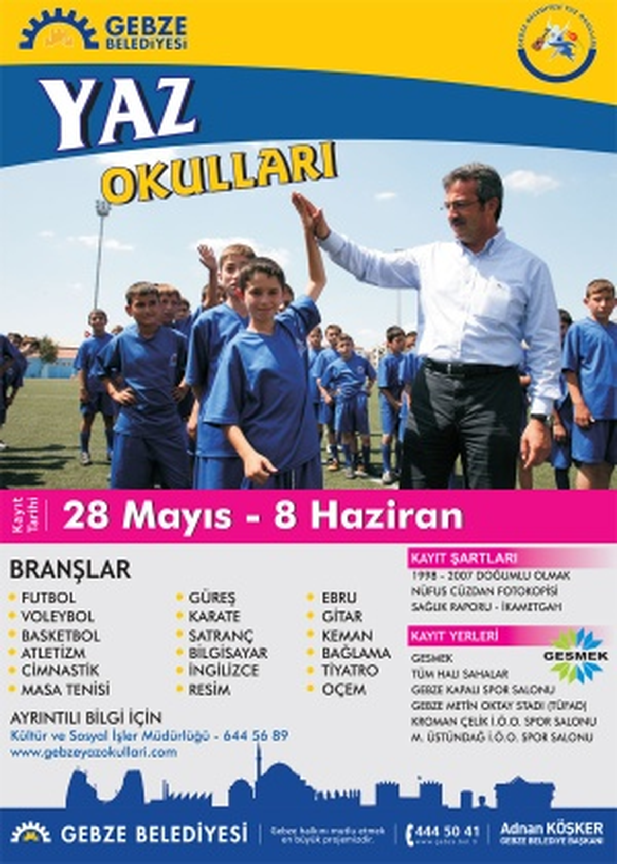 Yaz Spor Okulları Başlıyor